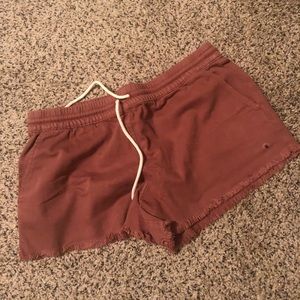 American Eagle Women’s pull-on cutoff shorts, M